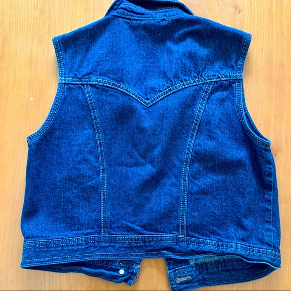 ✨ Forever 21 Denim Vest - M - Picture 6 of 6